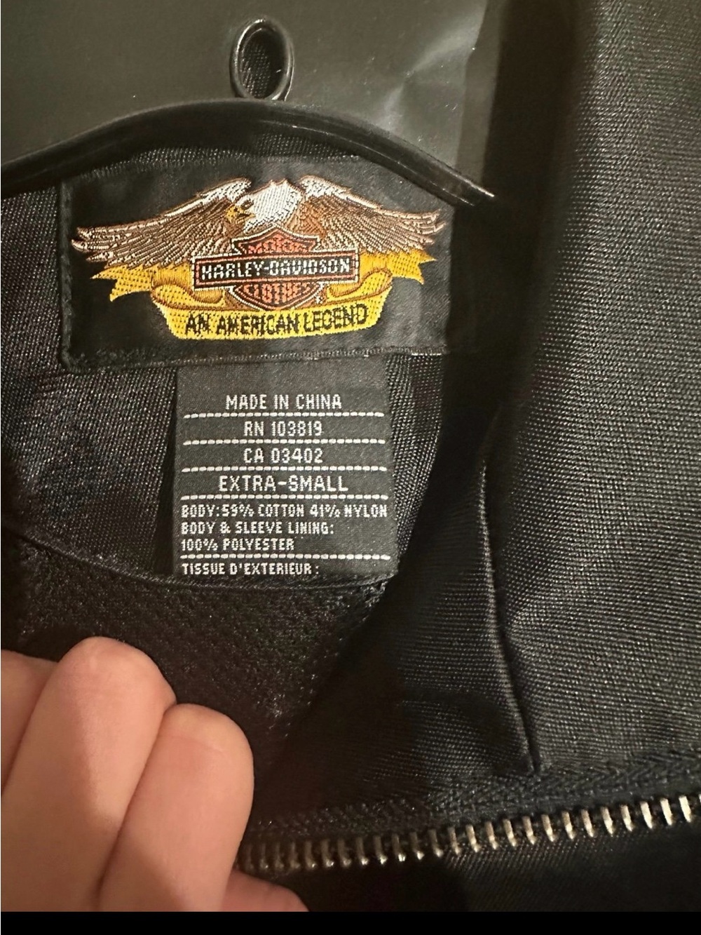 Harley-Davidson Black Riding Jacket - Picture 2 of 3
